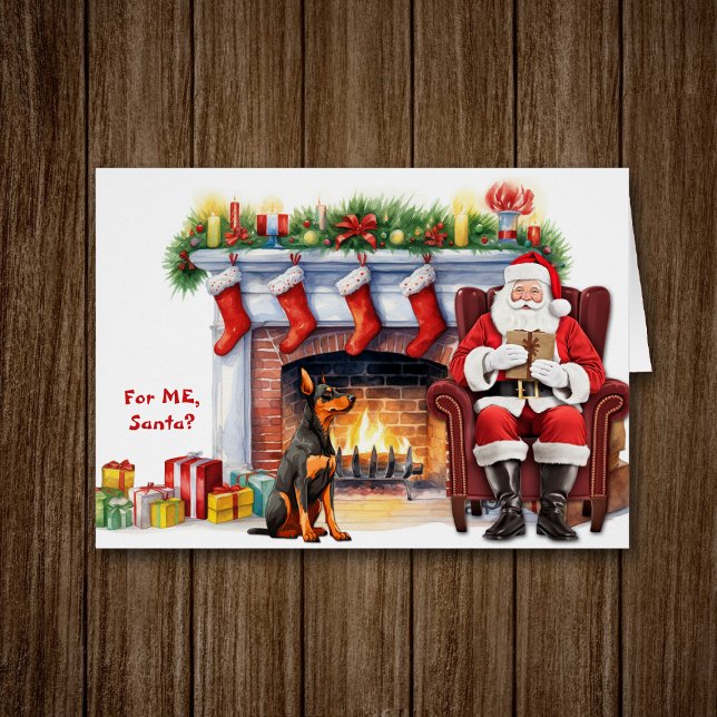 Weihnachtsgeschenk Doberman Pinscher Dog Weihnacht (Von Creator hochgeladen)