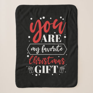 Weihnachtsgeschenk - Du bist mein liebstes Weihnac Sherpadecke