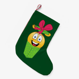 Weihnachtsgeschenk Emoji Strumpf Kleiner Weihnachtsstrumpf