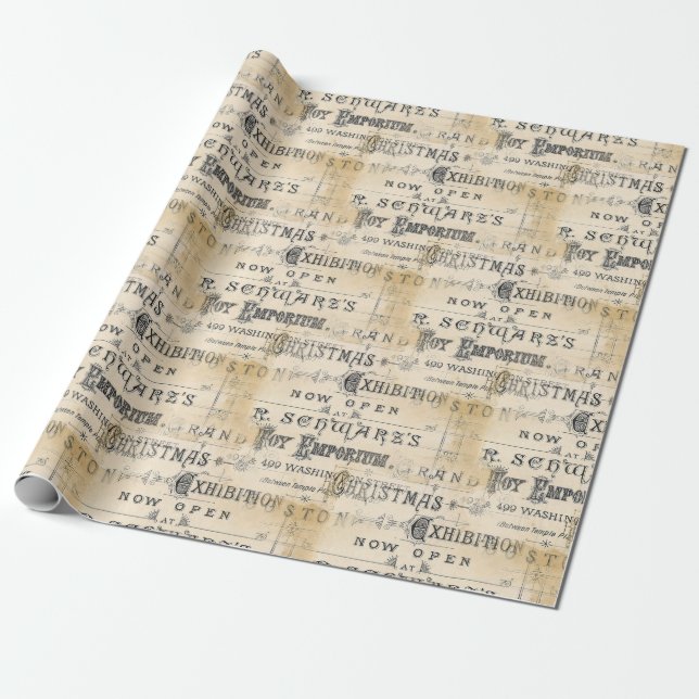 Weihnachtsgeschenk Emporium Wrapping Paper Geschenkpapier (Ungerollt)