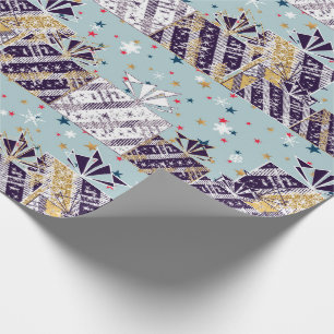 Weihnachtsgeschenk farbenfroh geschenkpapier