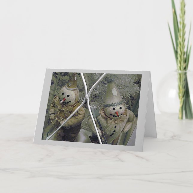 Weihnachtsgeschenk Feiertagskarte (Vorderseite)