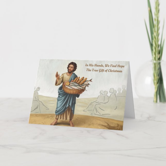 Weihnachtsgeschenk Feiertagskarte (Vorderseite)