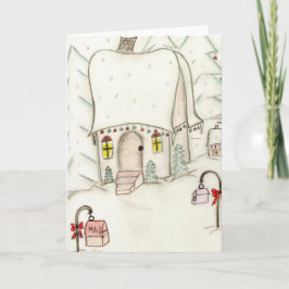 Weihnachtsgeschenk Feiertagskarte