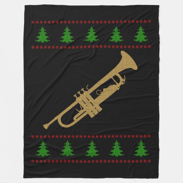 Weihnachtsgeschenk Fleecedecke (Vorderseite)