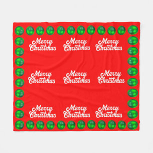 Weihnachtsgeschenk Fleecedecke
