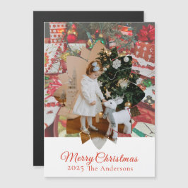 Weihnachtsgeschenk Foto Feiertag Magnetisch Magnetkarte