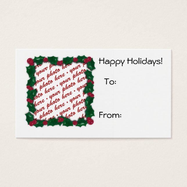 Weihnachtsgeschenk Foto Rahmen (Vorderseite)