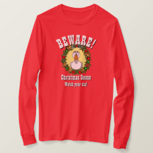 Weihnachtsgeschenk Funny Novelty CHRISTMAS GOOSE T-Shirt