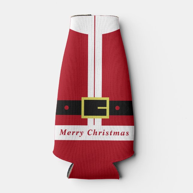 Weihnachtsgeschenk Funy Santa Bottle Cooler Flaschenkühler (Vorderseite)