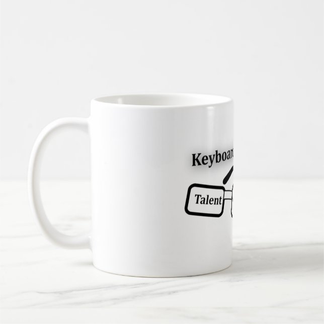 Weihnachtsgeschenk für Computerfreaks  Kaffeetasse (Links)