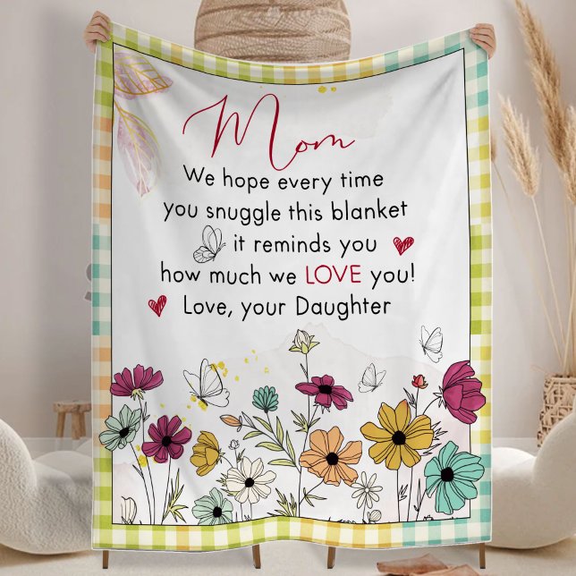 Weihnachtsgeschenk für die Mama, Die ganze Jahresz Fleecedecke (Von Creator hochgeladen)