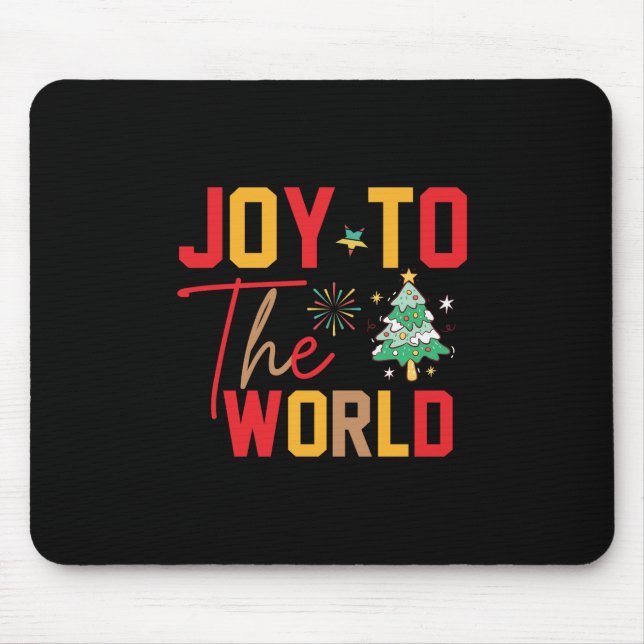 Weihnachtsgeschenk für die Welt Mousepad (Vorne)
