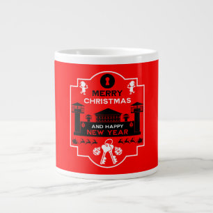 Weihnachtsgeschenk für Gefangene Jumbo-Tasse