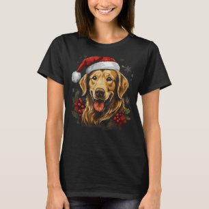 Weihnachtsgeschenk für Golden Retriever-Hundebesit T-Shirt