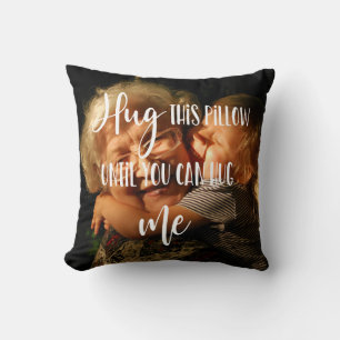 Weihnachtsgeschenk für Großeltern-Foto-Umarmung Kissen