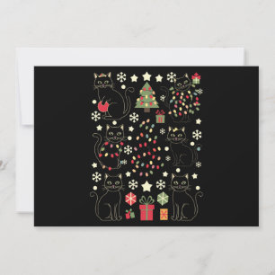 Weihnachtsgeschenk für Katzenliebhaber für Katzenb Feiertagskarte