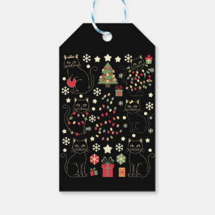 Weihnachtsgeschenk für Katzenliebhaber für Katzenb Geschenkanhänger