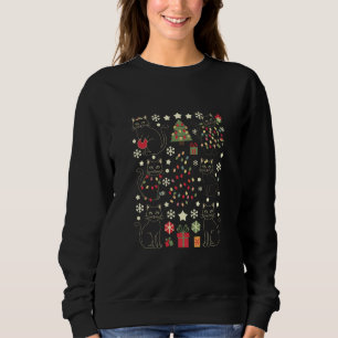 Weihnachtsgeschenk für Katzenliebhaber für Katzenb Sweatshirt