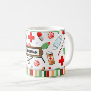 Weihnachtsgeschenk für Krankenschwester Kaffeetasse