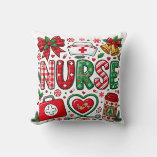 Weihnachtsgeschenk für Krankenschwestern Kissen