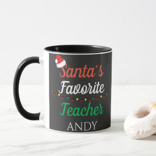 Weihnachtsgeschenk für Lehrer als Dankeschön Tasse