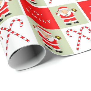 Weihnachtsgeschenk für Mädchen Softball Geschenkpapier