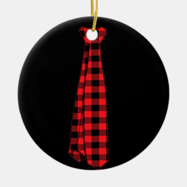 Weihnachtsgeschenk für Männer Vater Familie Buffal Keramik Ornament (Vorne)