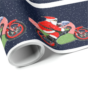 Weihnachtsgeschenk für Motorradbiker Geschenkpapier