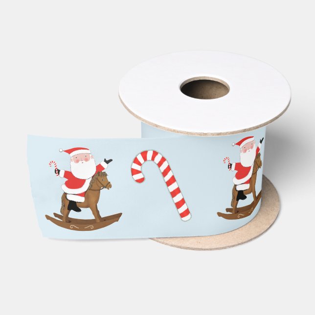 Weihnachtsgeschenk für Reittiere Satinband (Spule)