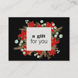 Weihnachtsgeschenk für Salon und Wellness-Center Rabattkarte