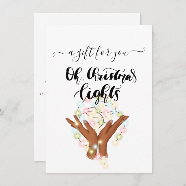 Weihnachtsgeschenk für Unternehmen (Vorne/Hinten)