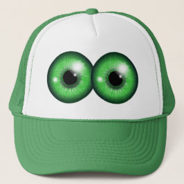 Weihnachtsgeschenk für Vater GREEN EYE STARE Truckerkappe