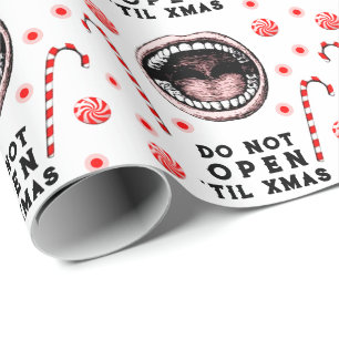 Weihnachtsgeschenk für Zahnarzt Geschenkpapier