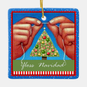 Weihnachtsgeschenk für Zahnarzt Keramikornament