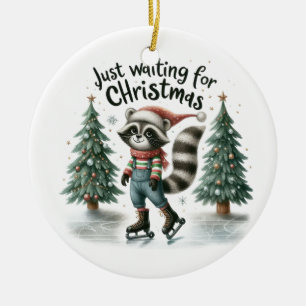 Weihnachtsgeschenk gerade Gewartet Keramik Ornament