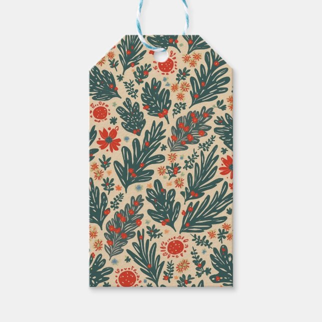 Weihnachtsgeschenk Geschenkanhänger (Vorderseite)