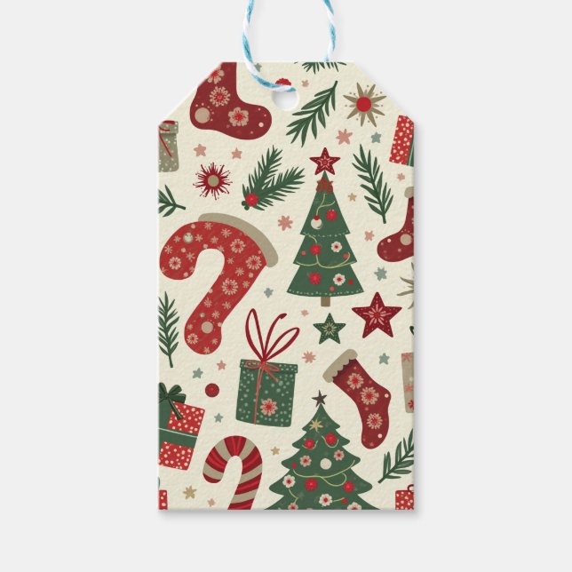 Weihnachtsgeschenk Geschenkanhänger (Vorderseite)