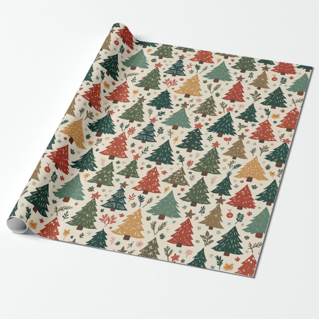 Weihnachtsgeschenk Geschenkpapier (Ungerollt)