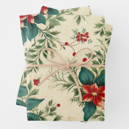 Weihnachtsgeschenk Geschenkpapier Set