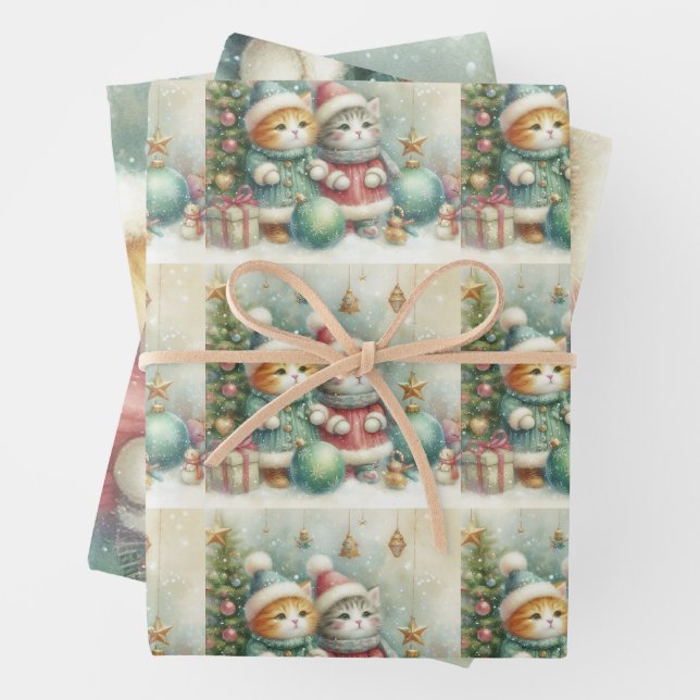 Weihnachtsgeschenk Geschenkpapier Set (Beispiel)