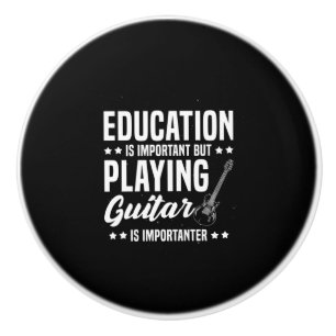 Weihnachtsgeschenk Gitarrenspielen ist wichtig Keramikknauf