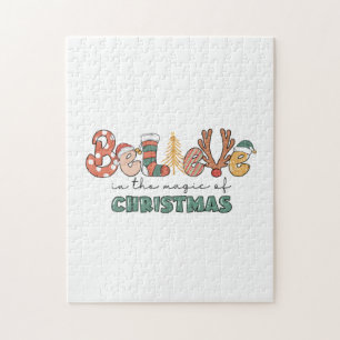 Weihnachtsgeschenk glauben an den Zauber der Weihn Puzzle