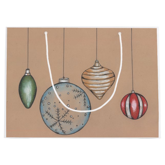 Weihnachtsgeschenk Große Geschenktüte (Vorderseite)