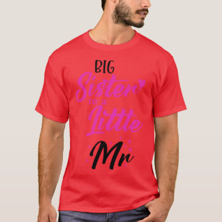 Weihnachtsgeschenk große Schwester an ein wenig lu T-Shirt