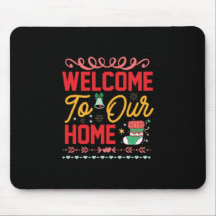 Weihnachtsgeschenk Herzlich Willkommen auf unserer Mousepad