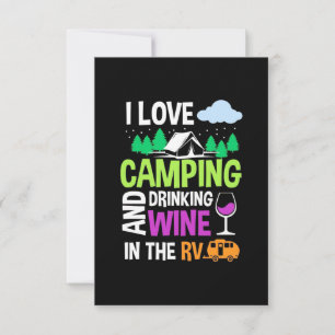 Weihnachtsgeschenk   I Liebe Wein trinken in der R RSVP Karte