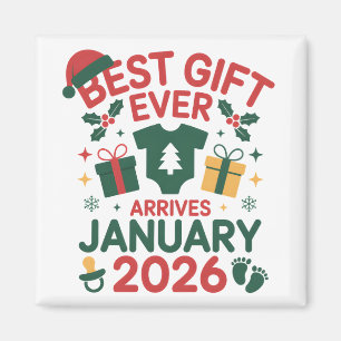 Weihnachtsgeschenk Januar 2026 Paare Magnet