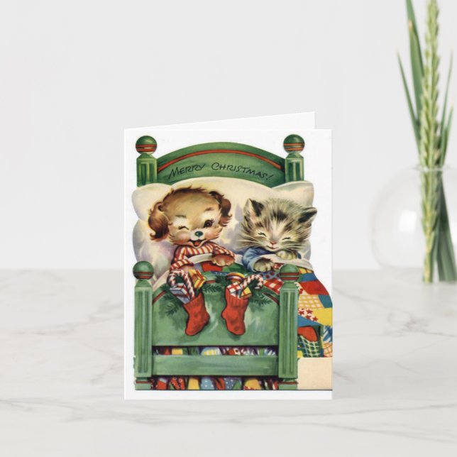 Weihnachtsgeschenk Karte (Vorderseite)
