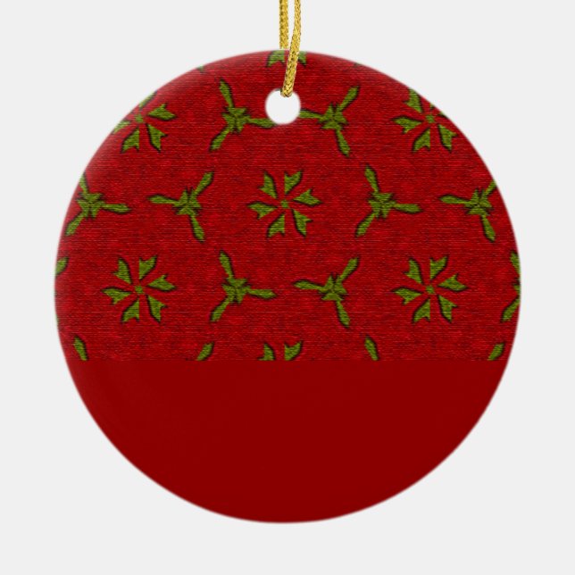 Weihnachtsgeschenk Keramikornament (Vorne)